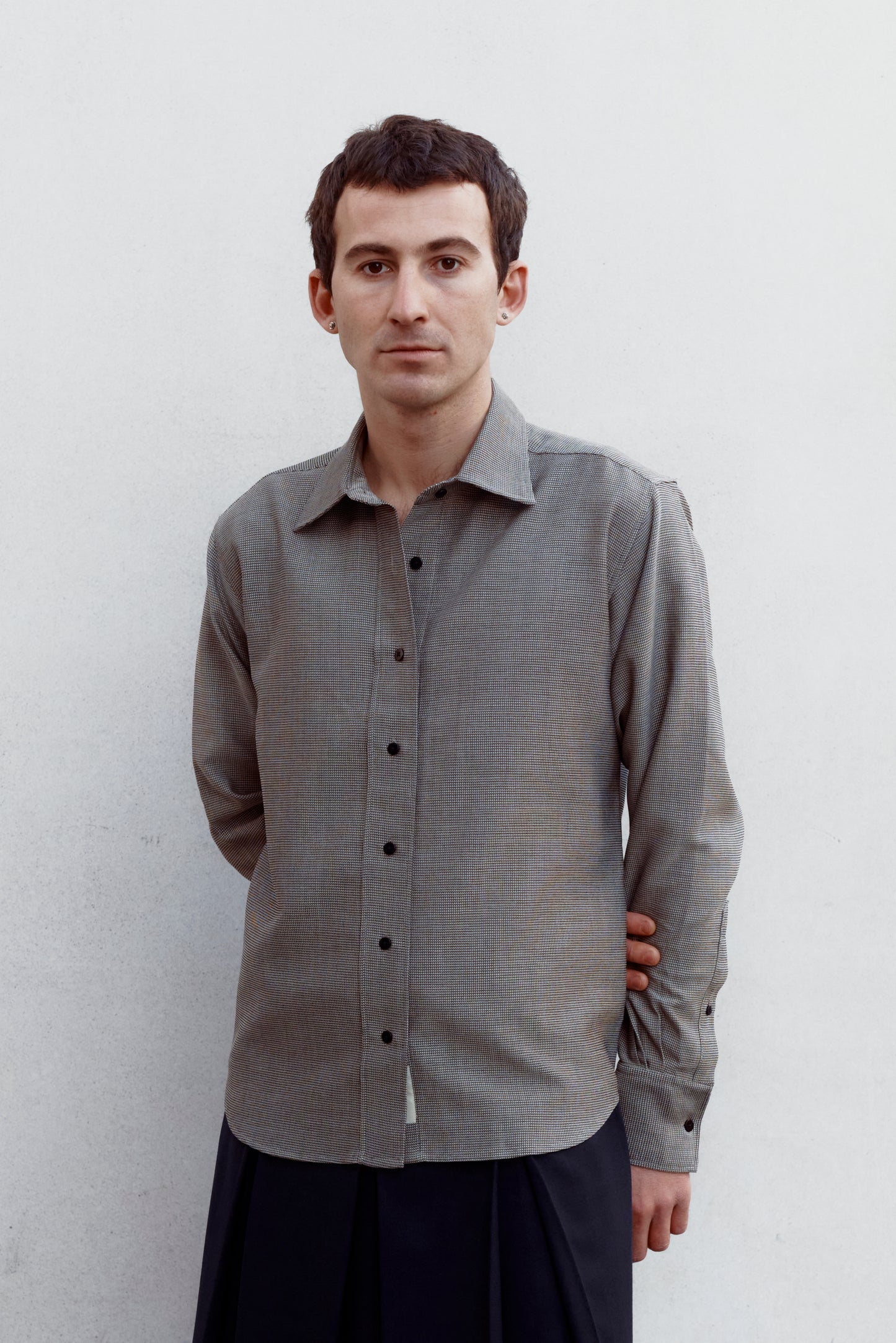 CLASSIC SHIRT in houndstooth